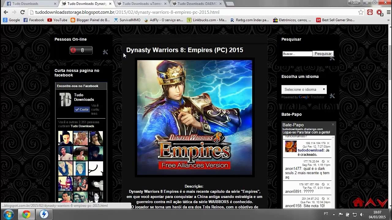 Como Baixar e Instalar Dynasty Warriors 8: Empires new