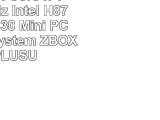 Zotac Intel Core i74770T 25GHz Intel H87 DDR3 USB30 Mini PC Barebone System