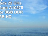 HP Envy 15j075nr 156Inch Notebook 25 GHz AMD QuadCore A105750M Processor 8GB DDR3