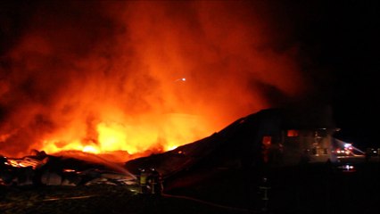 L'entreprise Sigoplast à Saint-Pal-de-Mons part en fumée