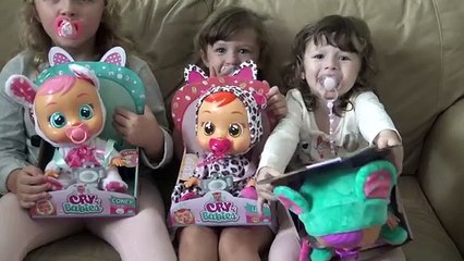 Bad Baby Cry Baby Sisters get Cry Babies Dolls & Everyone is Crying