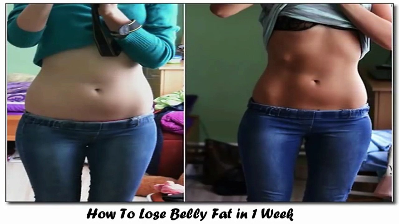 Lose Belly Fat in 1 Week Naturally at Home