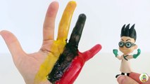 Семья пальчиков ГЕРОИ В МАСКАХ на русском языке PJ MASKS finger family Мультики Учим цвета для детей