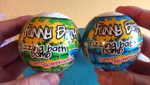 2 Surprise Funny Fizzing Bath Bomb with Mini Skateboard Toys びっくらたまご