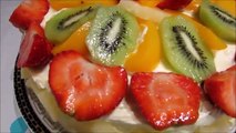 Fresh Fruit and Cream Sponge Cake | Sweet Tooth