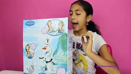 Cône fabricant avis neige jouet déballage Disney olaf ||