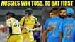 India vs Australia 3rd ODI : Steve Smith wins toss, Virat Kohli & Co. to field first | Oneindia News