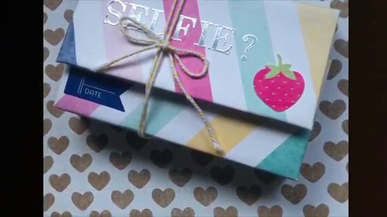 Mini album scrapbooking desplegable - tutorial fácil y rápido.