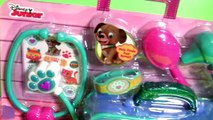 Paw Patrol Chase Hurt his Paw Its Time for a Check Up with Doc McStuffins Doctors Surprise Bag