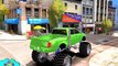 Monster Trucks Colors & Nursery Rhymes & Hulk Superman Spiderman (Animated Songs for Children)