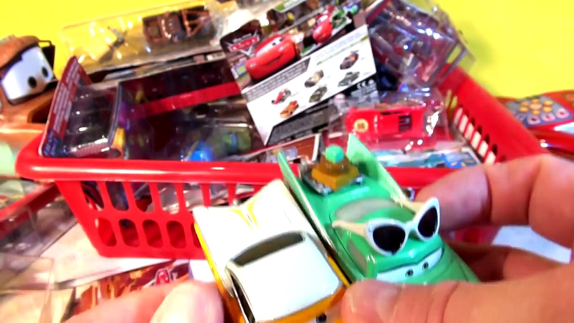 Unboxing 8 Pixar Cars from Disney Pixar Cars and Cars 2