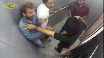 People Trapped With Killers In Lift - Caught On CCTV - Pranks In India