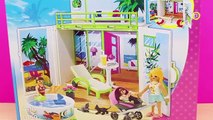 Casa de Verano PLAYMOBIL en español | Mamá, la niña y el bebé van de vacaciones | Juguetes Playmobil