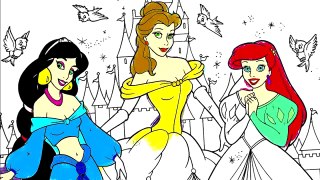 Disney Princess Coloring for Children Princess Coloring for Girls