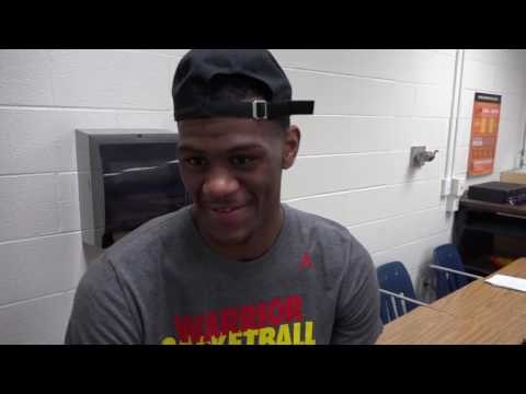 Billy Preston Senior Year Oak Hill Academy Interview at Phenom Hoops Showcase