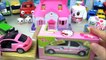 Hello Kitty car toys camping car and ambulance with Poli mini cars
