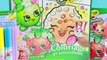 Shopkins Crayola Coloring Sticker Book! Speed Color Strawberry Kiss! Twozies Unboxing