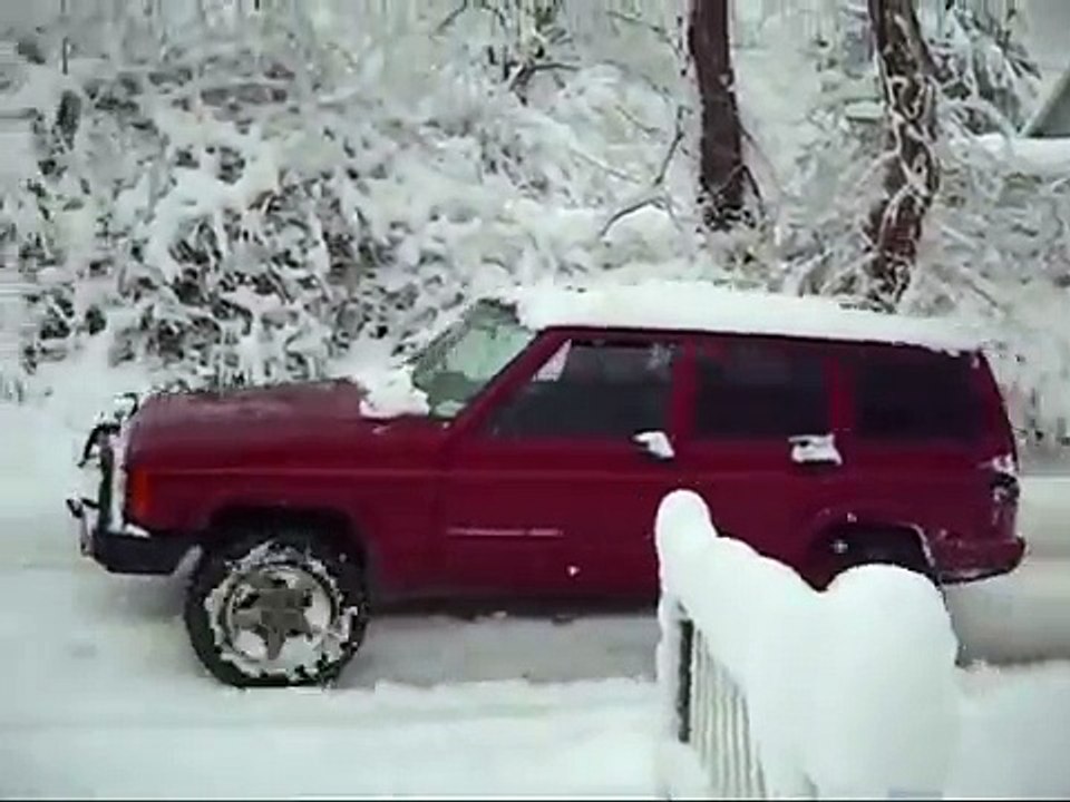 cars stuck on snow new