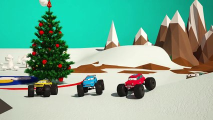 Christmas Monster Truck Cartoon for Kids | Monster Truck Adventures | Special Christmas Episode