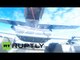Go-Pro Tank Free Fall: Russia air-drops BMD-2 infantry fighting vehicles