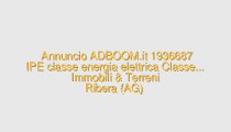 IPE classe energia elettrica Classe...