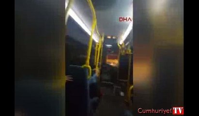 İstanbul'daki minibüste akşam vaktı kabus dakikaları!