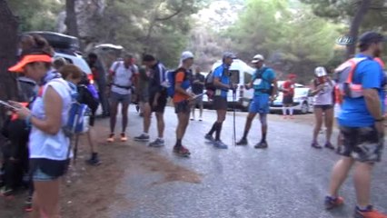 Likya Yolu Ultra Maratonu Fethiye'den Başladı