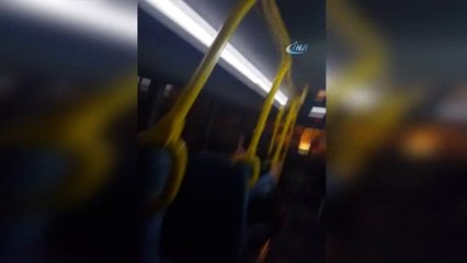 Kağıthane'de Minibüslerin Yolcu Kapma Yarışı Kamerada