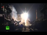 Soyuz spacecraft blasts off from Baikonur with new ISS crew