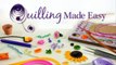 Tutorial # 43 Quilling Made Easy # How to make Beautiful Flower using Paper -Quilling Card for Mom