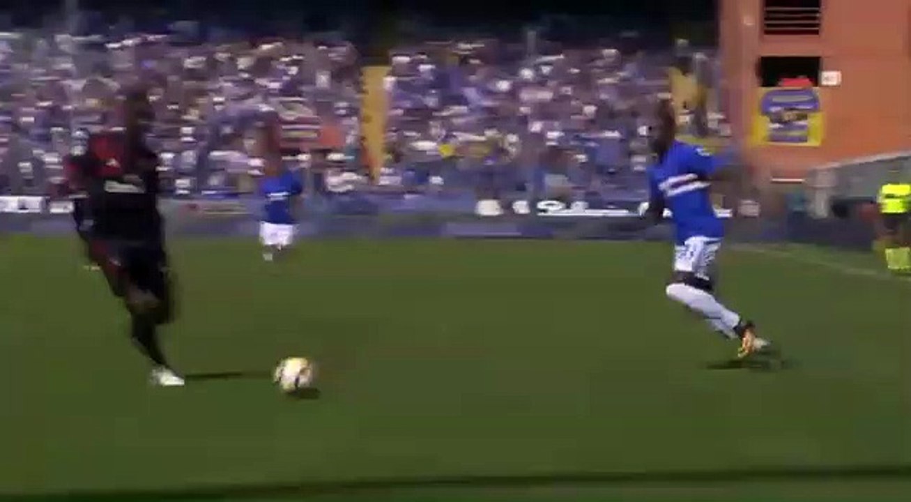 Sampdoria vs AC Milan 24.9.2017 the referee give penalty for sampdoria then he back off after seeing the Video assistant