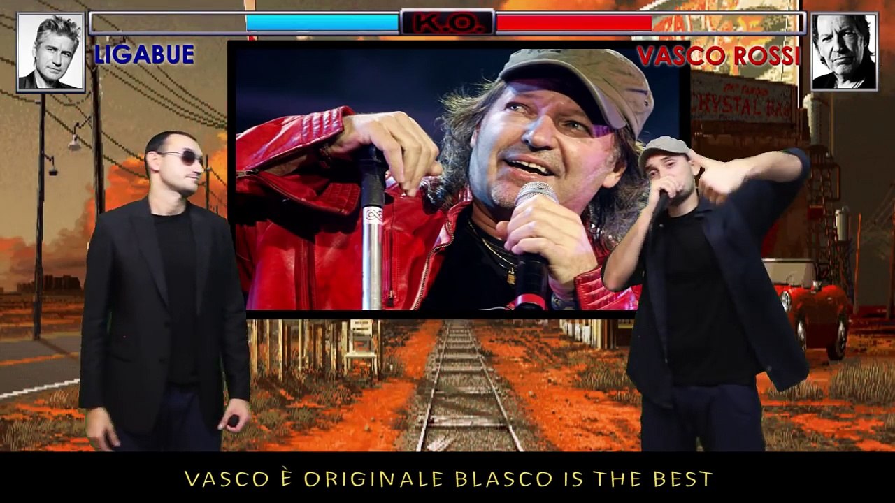Ligabue VS Vasco Rossi - Battaglia Rap Epica - Manuel Aski