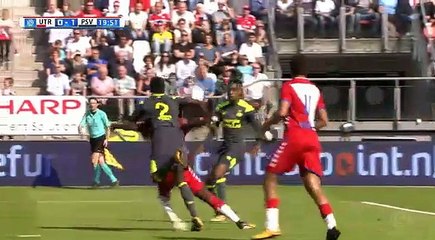 Zakaria Labyad penalty Goal HD - Utrecht 1-1 PSV 24.09.2017