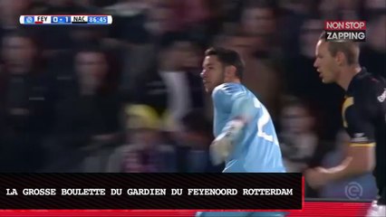 La grosse boulette du gardien du Feyenoord Rotterdam (vidéo)