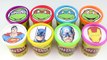Learn Colors with Marvel and Justice League Superheroes & Teenage Mutant Ninja Turtles Play Doh Cups