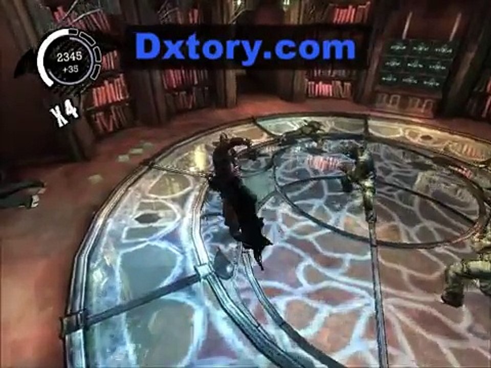 Batman: Arkham Asylum rescate a los rehenes en la biblioteca