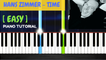 Hans Zimmer - Time Piano Tutorial with Lyrics -- Album Inception -- Synthesia Music Lesson