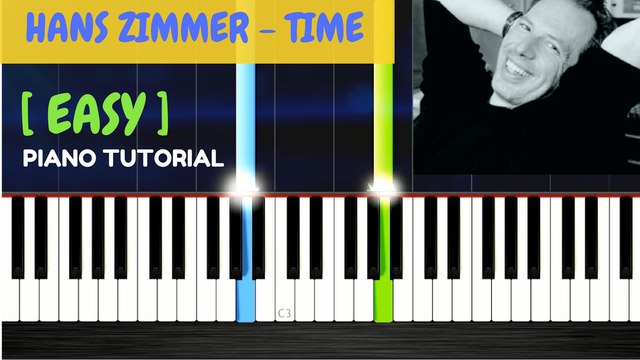 Hans Zimmer - Time Piano Tutorial with Lyrics Album Inception Synthesia Music Lesson