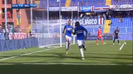 Duvan Zapata Goal HD - Sampdoria 1-0 AC Milan 24.09.2017