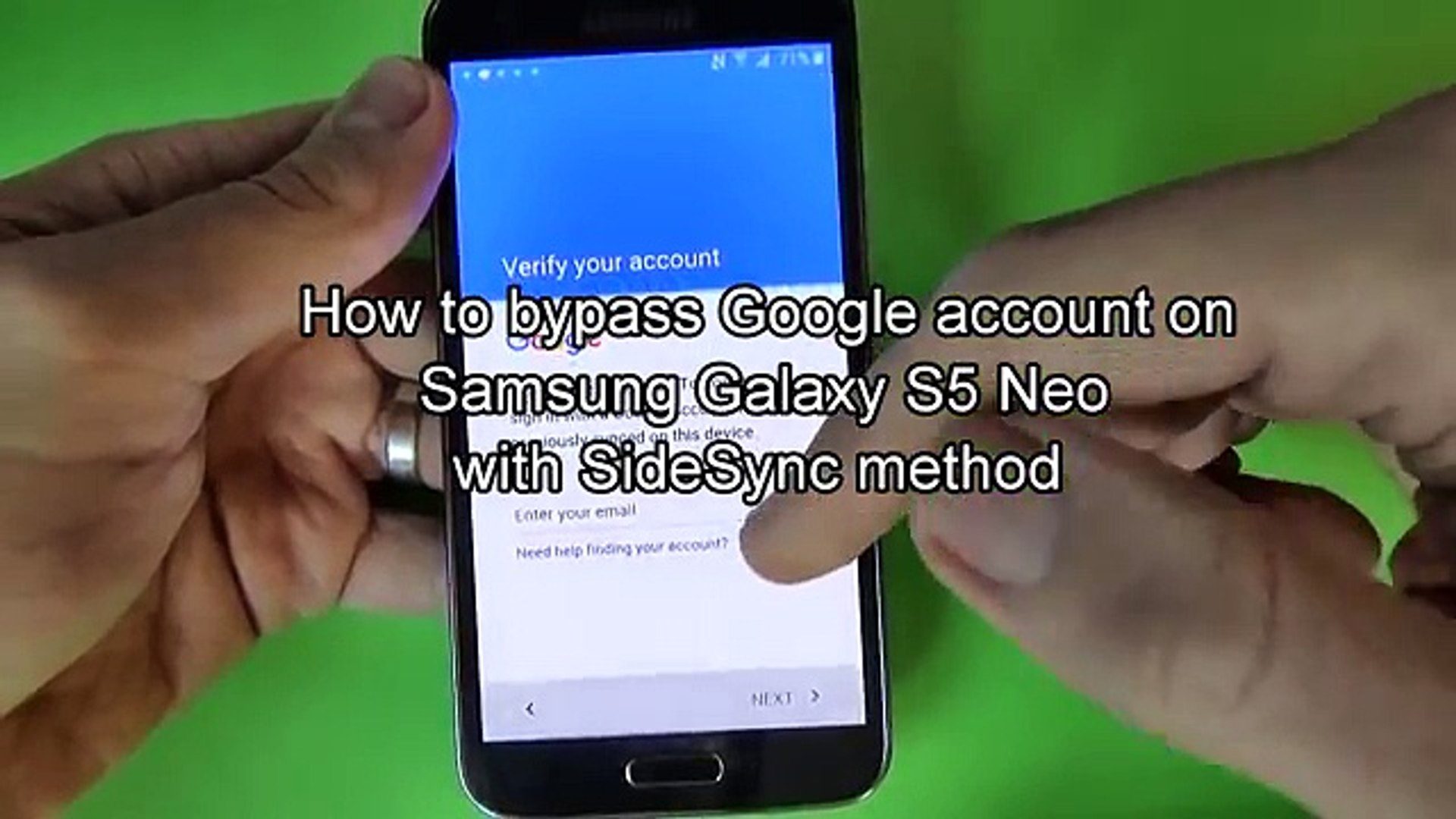 Samsung S5 Frp Bypass Without Pc