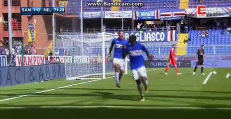 Duvan Zapata Goal HD - Sampdoria 1-0 AC Milan  24.09.2017