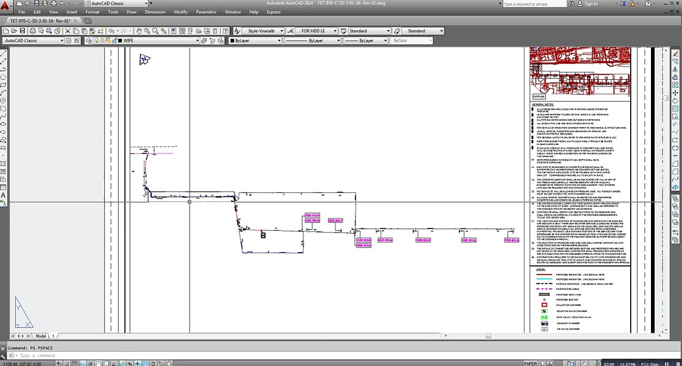 AutoCAD tutorial- HDD Section & How to Make layout sheet & print out