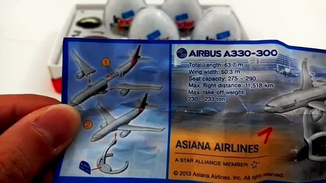 Aérobus avions boîte de édition des œufs pour enfants spécial Surprise kinder a330-300 surprise