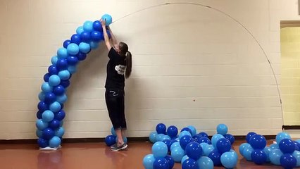 Spiral Balloon Arch Tutorial Without Helium
