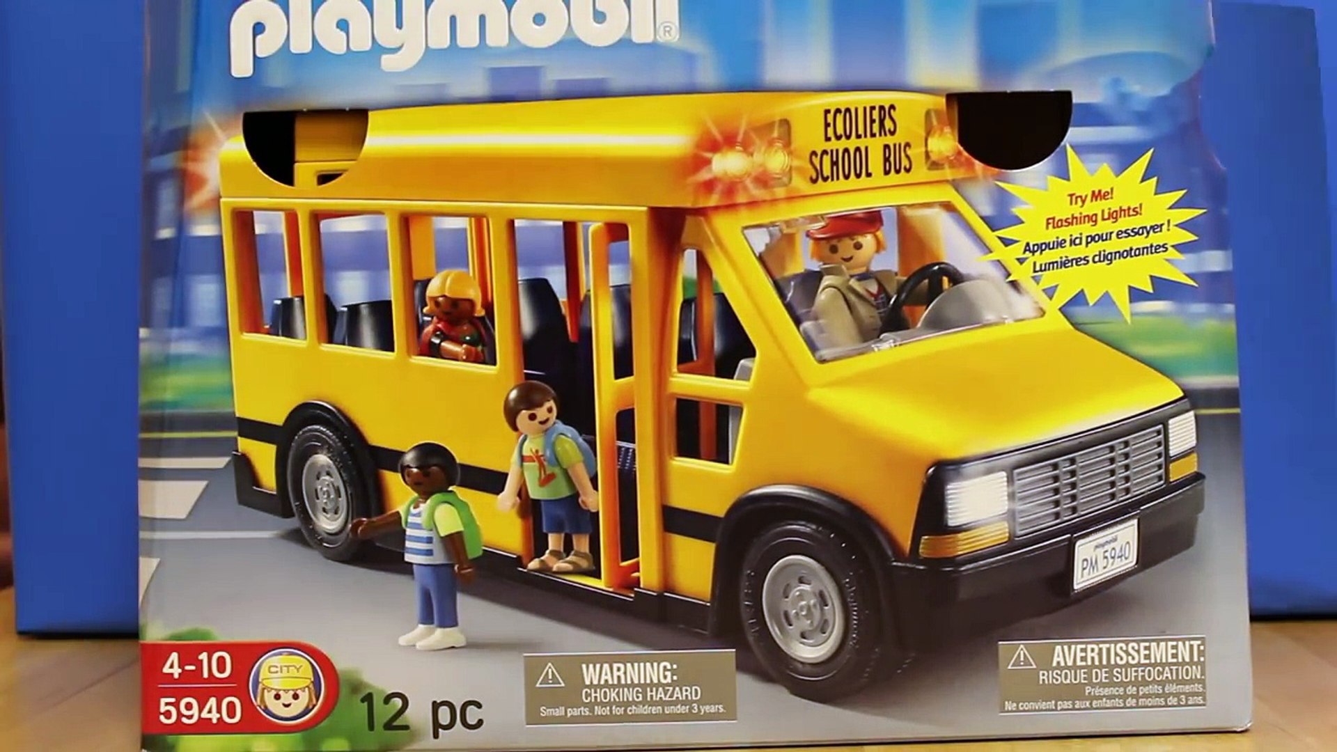 playmobil school bus toy