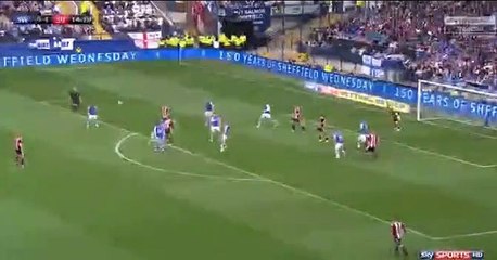 Leon Clarke Goal vs Sheffield Wed (0-2)