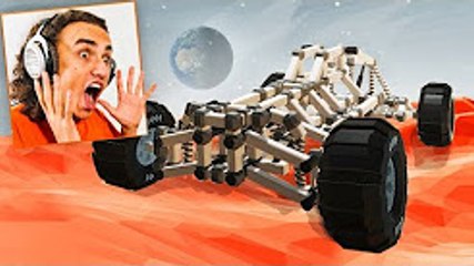 KWEBBELKOP-BUILD YOUR OWN ROVER ON MARS! (Rover Builder Funny Moments)