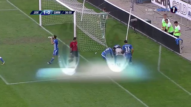 1-0 George Călințaru Goal Romania Divizia A - 24.09.2017 Juventus Bucuresti 1-0 Gaz Metan Medias