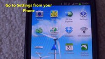 How to use Samsumg Galaxy S3 GT-I9300 as Internet Connection for your Computer Tethering Hotspot