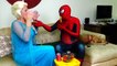 Spiderman vs Frozen Elsa vs Joker: Joker Gummy Bear PlayDoh Tongues - Real Life Superheroes Funny